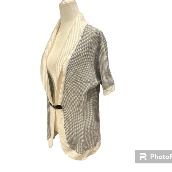 Calvin Klein Short Sleeve Cardigan Size S - Picture 3 of 7